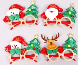Christmas eyeglasses decoration