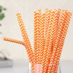 Color Paper flexible Straws Disposable Degradable Milk Tea Juice Paper Straws