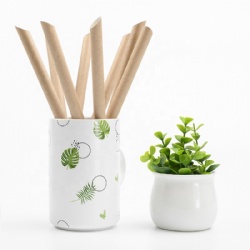 Disposable  Sharp End Straws Juice Cold Drinking Paper Straw