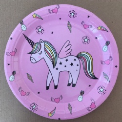 Disposable birthday Party Dinnerware Paper Plates