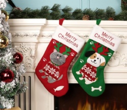 Red classic christmas stocking
