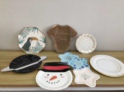 party tableware set-paper plates