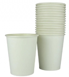 white single wall paper cup for coffee /hot drink