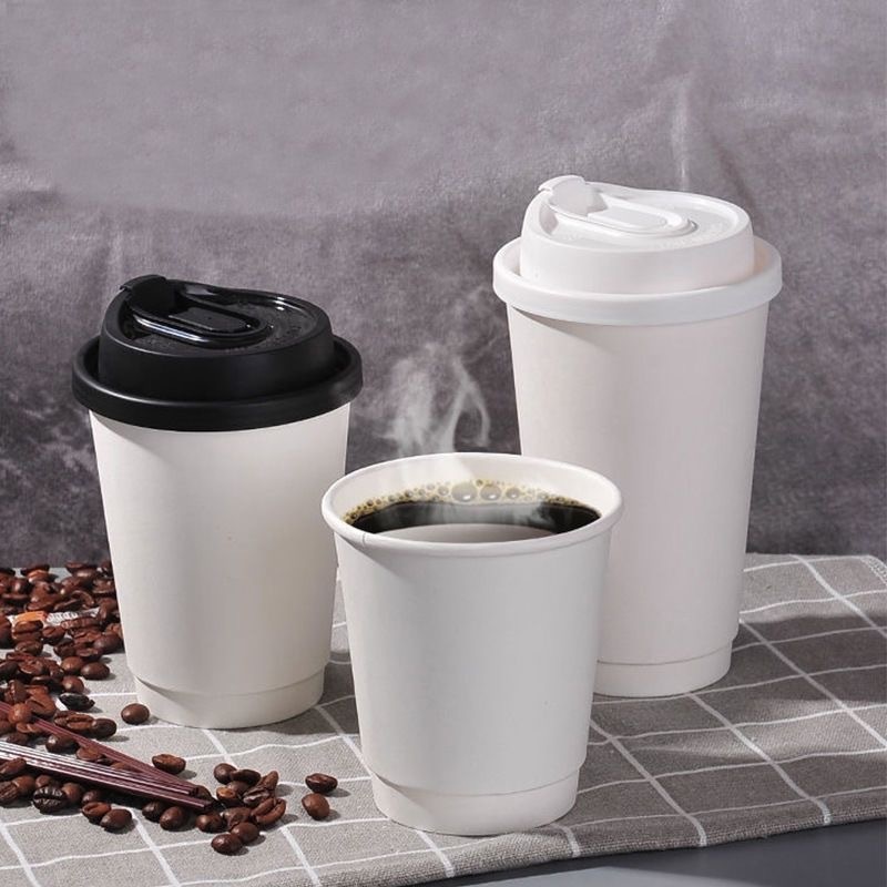 double wall Hot Selling 12oz/16oz/20oz Coffee Paper Cup High Quality Disposable Coffee Cup Paper Coffee Cups With lid